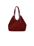 Damska torebka shopper Giulia Monti GM1644 bordowa