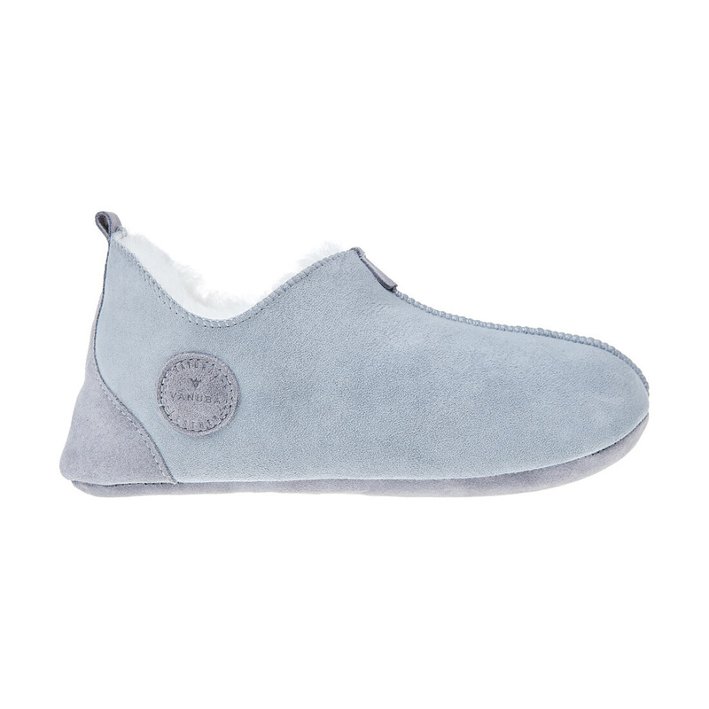 KAPCIE DAMSKIE OXFORD POPIELATO-BIAŁE