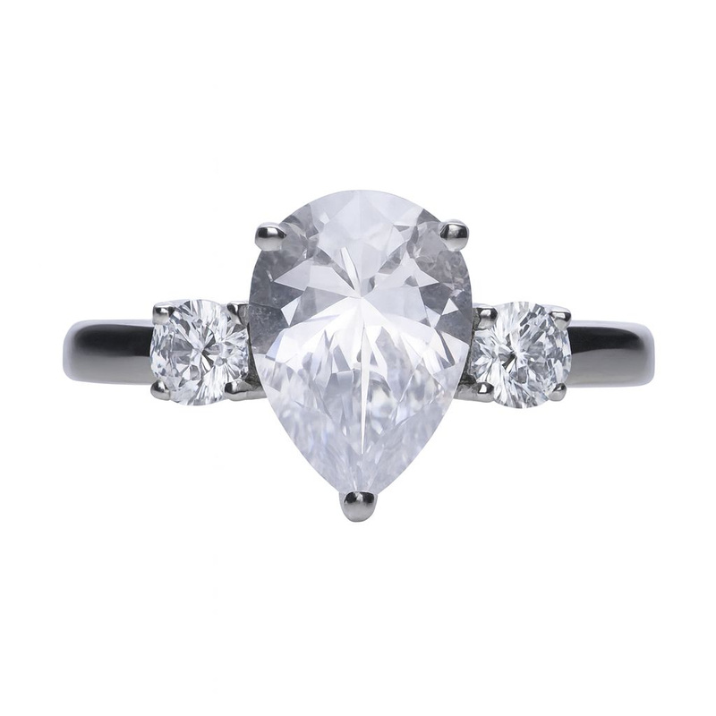 Biżuteria DIAMONFIRE 6115151082160. Pierścionek, Kolor szary. Kobieta.