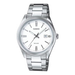 Zegarek CASIO MTP1302PD7A1V. Kwarcowy, Kolor biały. Mężczyzna.