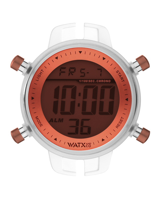 Zegarek WATXANDCO RWA1089. BOX, Kolor pomarańczowy. Unisex.