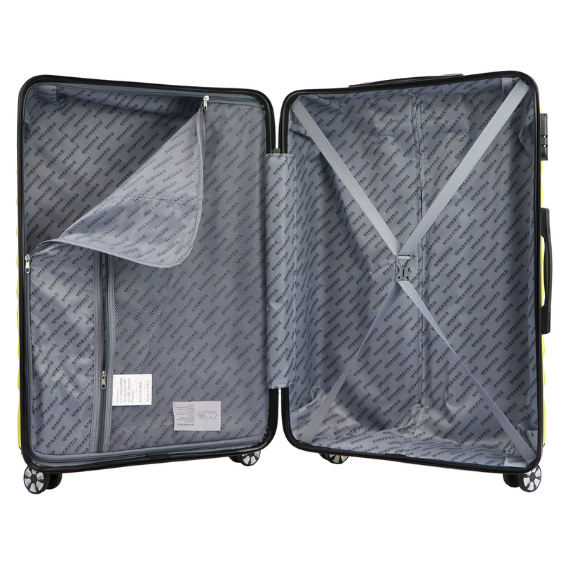 Gregorio zestaw 4 walizek podróżnych na kółkach twarde ABS