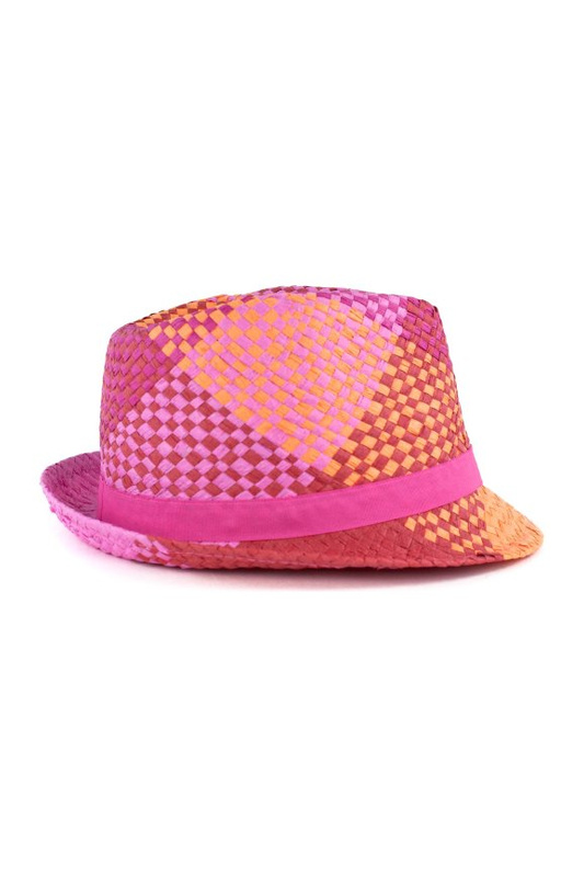 Kapelusz Lato w kratę