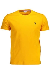 T-SHIRT US POLO Z KRÓTKIM RĘKAWEM POMARAŃCZOWY MĘSKI