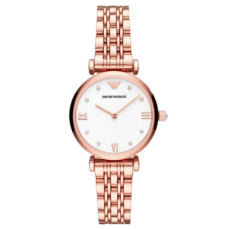 Zegarek ARMANI AR11267. Kwarcowy, Kolor biały. Kobieta.