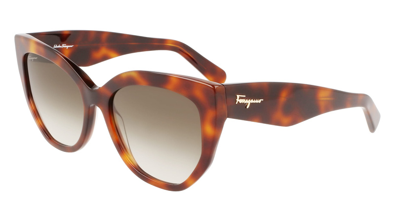 Okulary FERRAGAMO SF1061S-240. Okulary przeciwsłoneczne, Kolor brązowy. Kobieta.