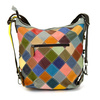 Damska duża torebka i plecak kolorowa mozaika