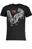 T-SHIRT M�SKI Z KR�TKIM R�KAWEM KLASY CAVALLI CZARNA