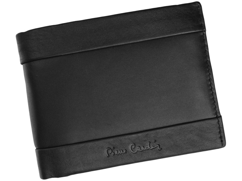 Zgrabny Skórzany męski portfel Pierre Cardin RFID