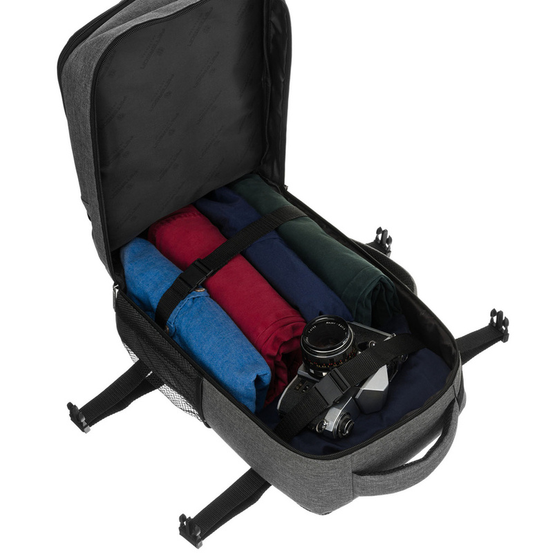 Materiałowy plecak męski Peterson PTN SIKORKA