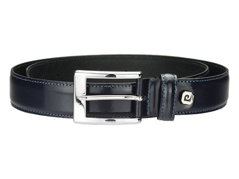 Pierre Cardin męski pasek do spodni skóra naturalna klasyczna klamra