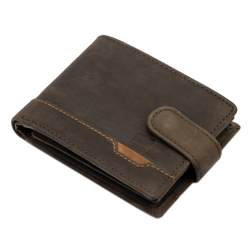 Skórzany męski portfel Nordee HJORT N992L