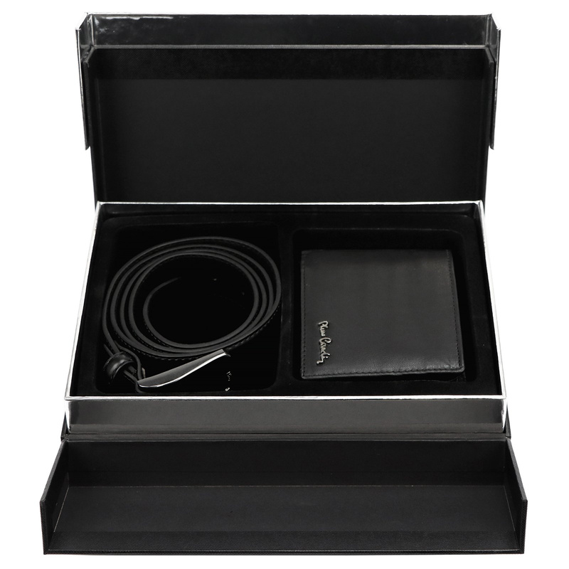 Meski zestaw prezentowy skóra naturalna Pierre Cardin PARURE12 GG16