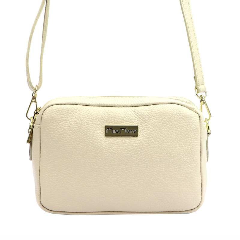 MiaMore miejska damska listonoszka skóra naturalna torebka przez ramię