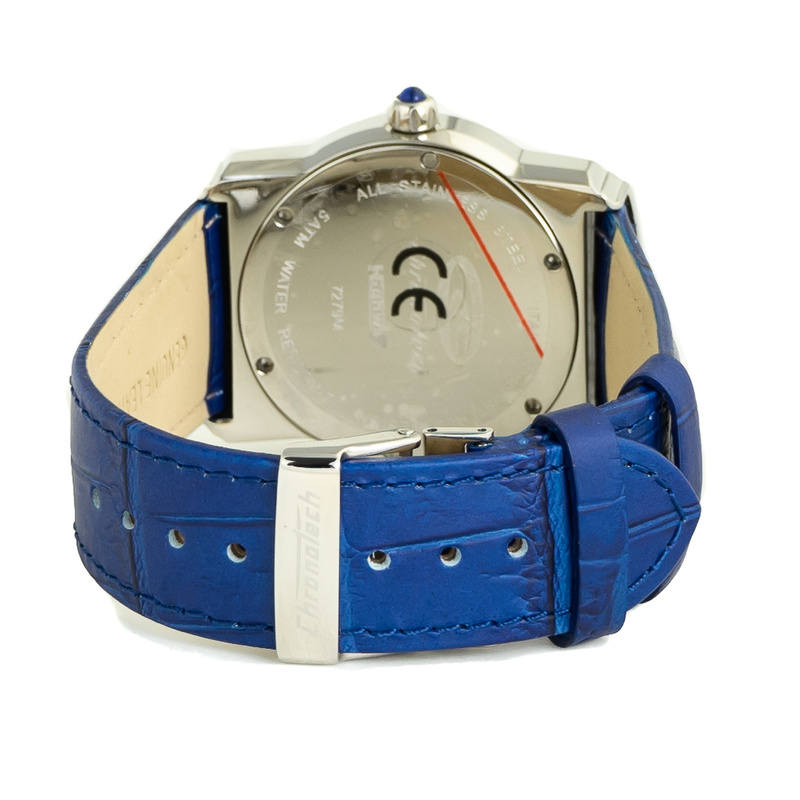Zegarek CHRONOTECH CT7279M-09. Kwarcowy, Kolor niebieski. Unisex.