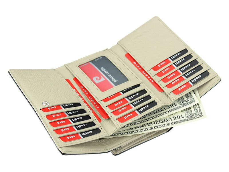 Skórzany damski portfel Pierre Cardin 01 LINE 108