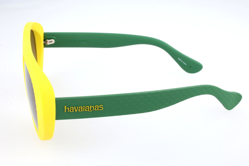 Okulary HAVAIANAS RIO-M-QSX. Okulary przeciwsłoneczne, Kolor zielony żółty. Unisex.