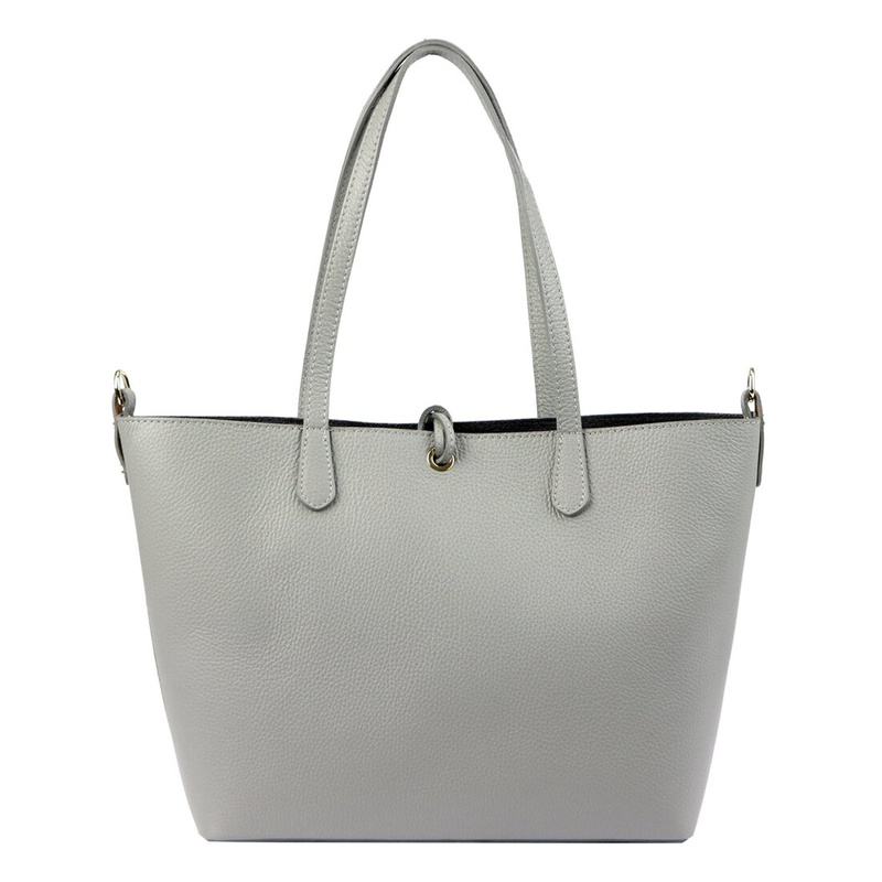 Luka damska shopperbag skóra naturalna duża torebka na ramię z kosmetyczką