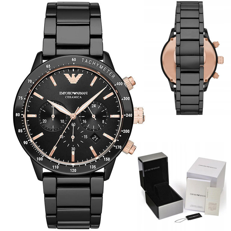 ZEGAREK MĘSKI EMPORIO ARMANI AR11391 - MARIO (zi017e) + BOX