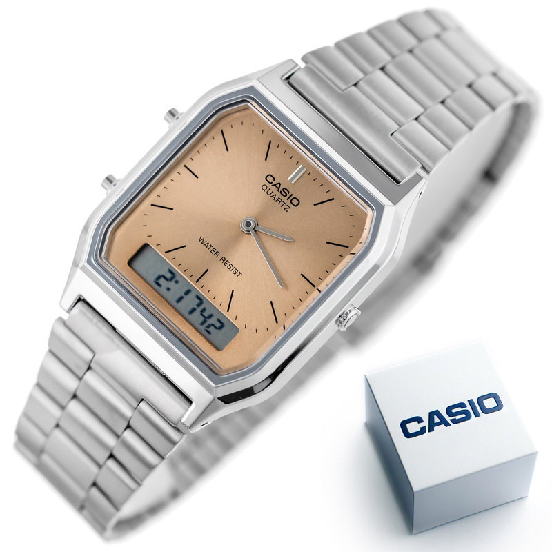 ZEGAREK UNISEX CASIO Vintage  AQ-230A-4AMQYDF + BOX