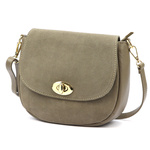 Luka damska listonoszka zamszowa skóra naturalna torebka przez ramię