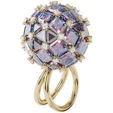 Biżuteria SWAROVSKI 5610903. Pierścionek, Kolor PURPLE. Kobieta.