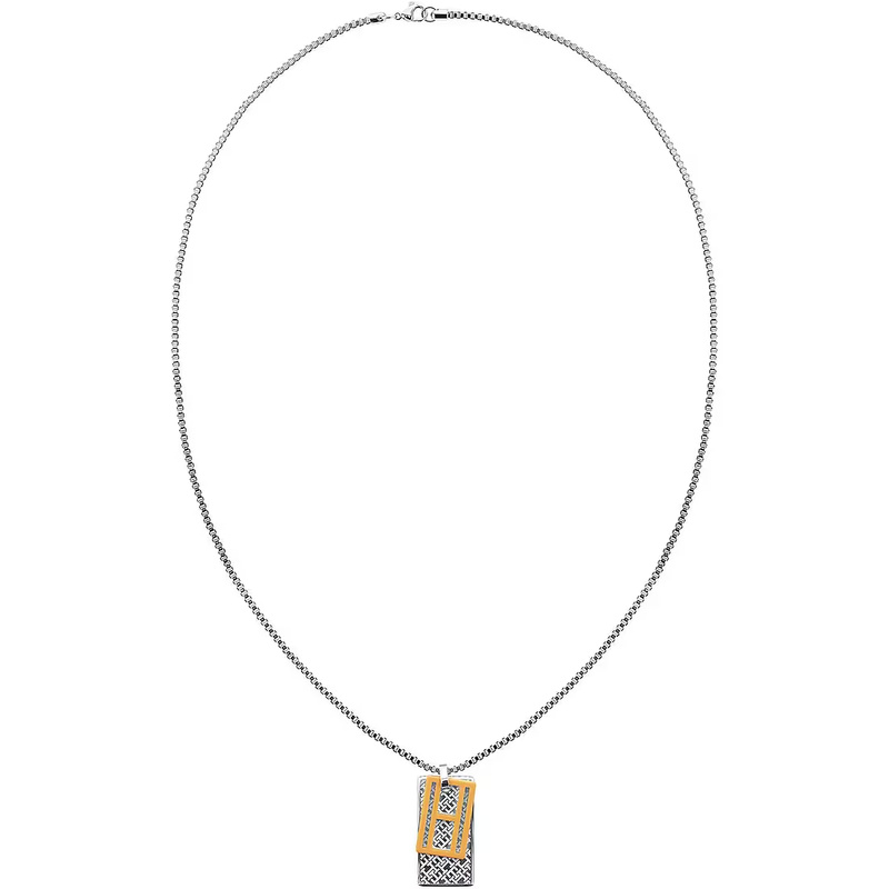 Biżuteria TOMMY HILFIGER 2790450. Naszyjnik, Kolor szary. Mężczyzna.