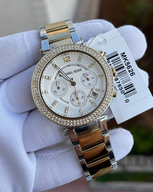 Zegarek MICHAEL KORS MK5626. Kwarcowy, Kolor biały. Kobieta.