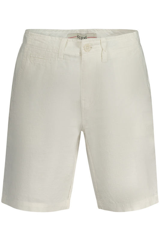 GUESS JEANS MĘSKIE SPODNIE spodenki BIAŁE