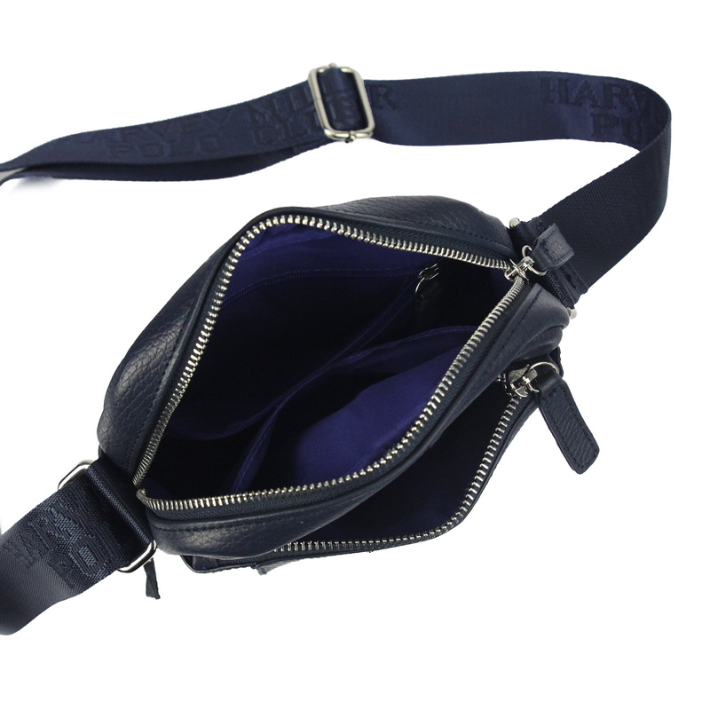 Harvey Miller Polo Club saszetka miejska torba na ramię skóra naturalna