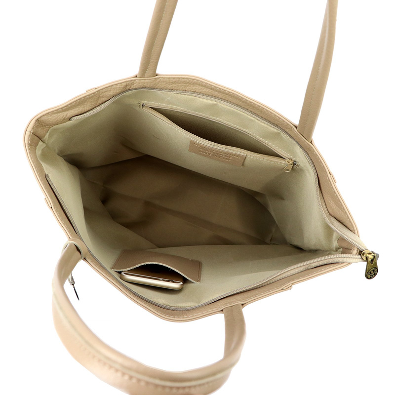 Gregorio damska shopperbag duża torebka na ramię skóra naturalna