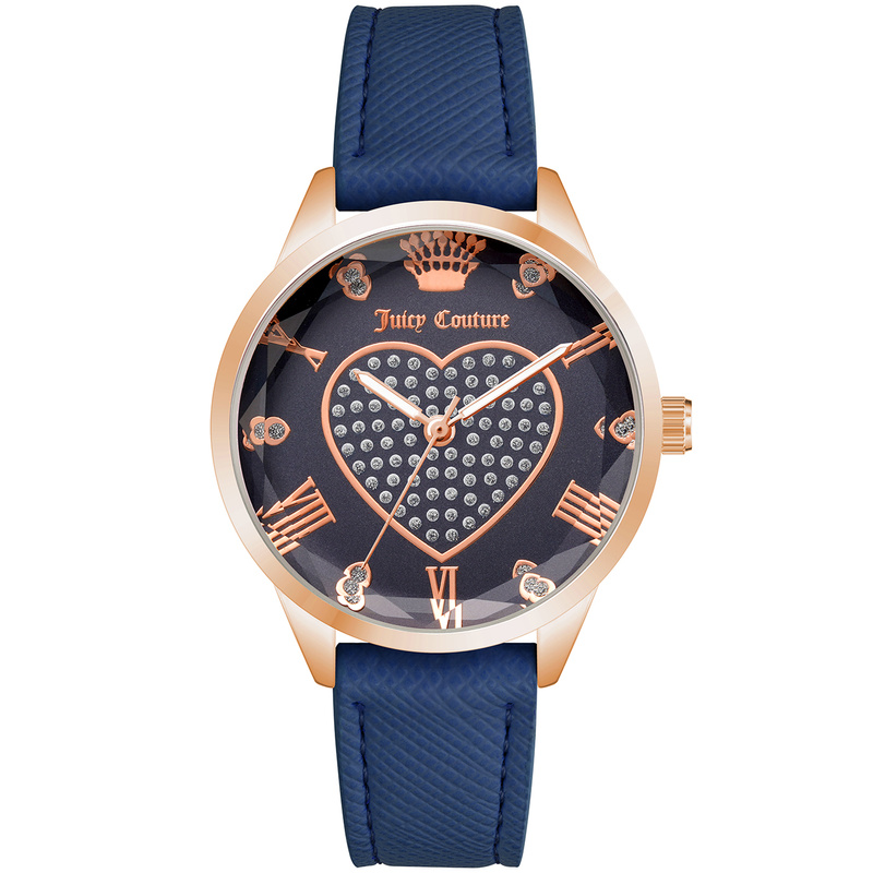 Zegarek JUICY COUTURE JC1300RGNV. Kwarcowy, Kolor niebieski. Kobieta.