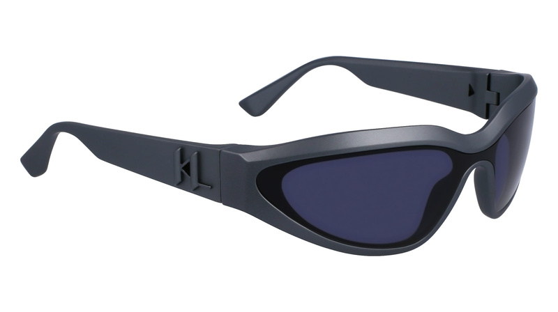 Okulary KARL LAGERFELD KL6128S-024. Okulary przeciwsłoneczne, Kolor szary. Unisex.