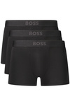 Czarne bokserki męskie BOSS 50544263TRUNK3PBOSSONE – 3-pak