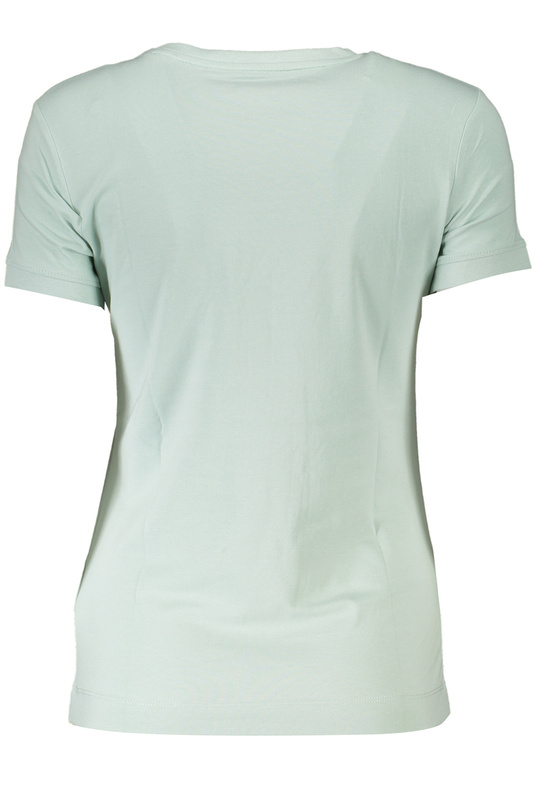 ZIELONY T-SHIRT DAMSKI Z KRÓTKIM RĘKAWEM GUESS JEANS