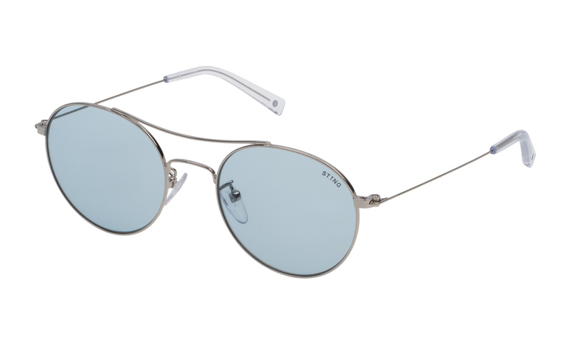 Okulary STING SST128520579. Okulary przeciwsłoneczne, Kolor srebrny. Unisex.