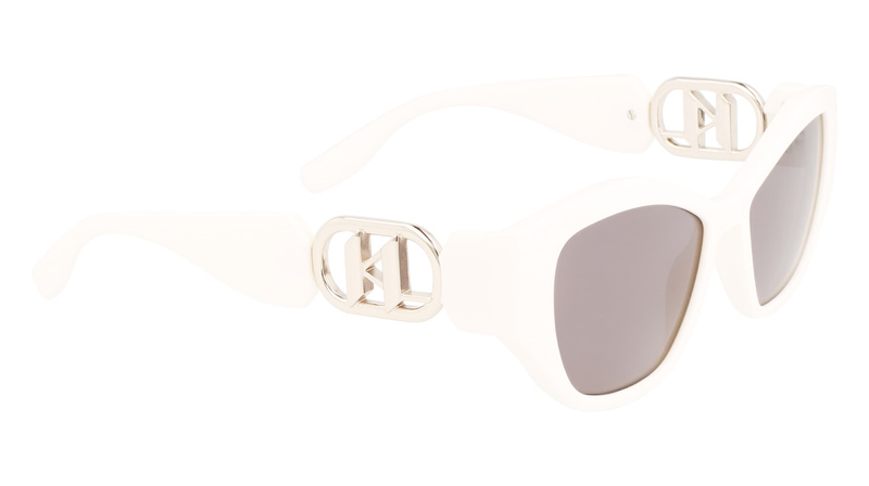 Okulary KARL LAGERFELD KL6086S-105. Okulary przeciwsłoneczne, Kolor biały. Kobieta.
