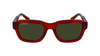 Okulary LACOSTE L6048S-800. Okulary przeciwsłoneczne, Kolor czerwony. Unisex.