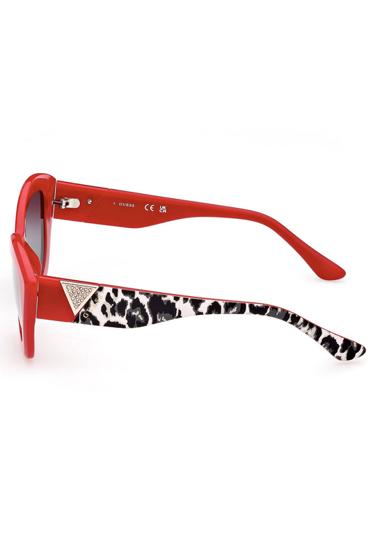 CZERWONE OKULARY PRZECIWSŁONECZNE GUESS JEANS KOBIETA