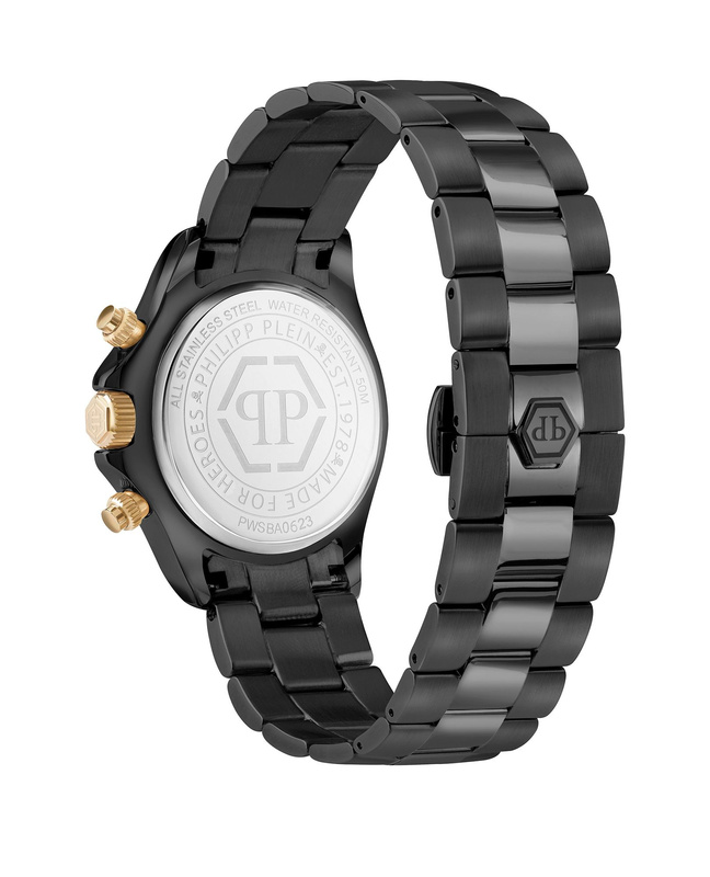 Zegarek PHILIPP PLEIN PWSBA0623. Kwarcowy, Kolor czarny. Kobieta.