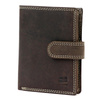 Skórzany rozbudowany stylowy męski portfel Nordee