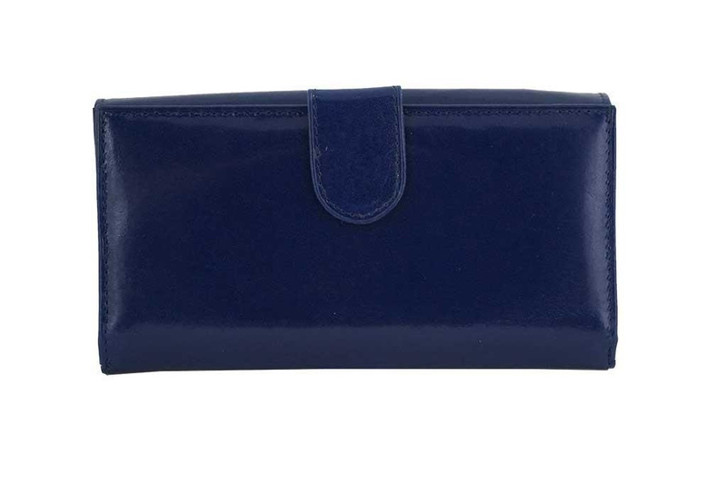 Damski portfel skórzany - Barberini's - Czarny