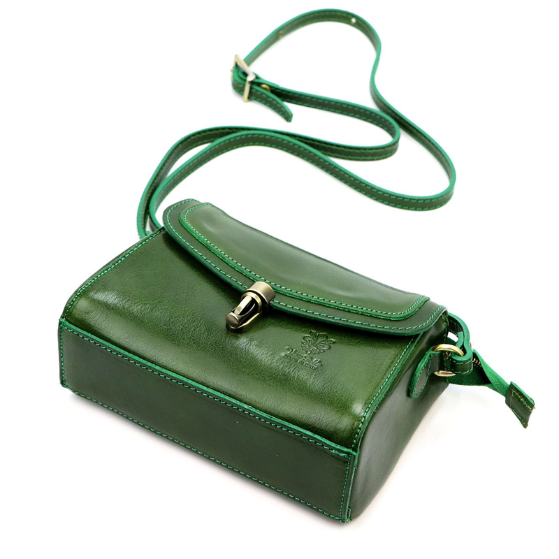 Damska torebka przez ramię ze skóry naturalnej listonoszka od Florence