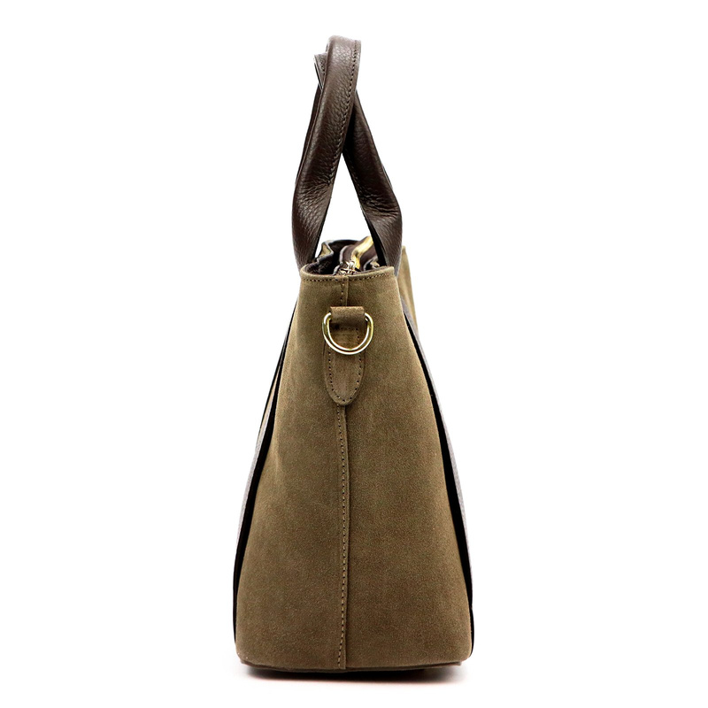 Vera Pelle damska shopperbag skóra naturalna kuferek z organizerem stylowy