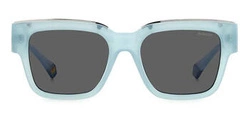 Okulary POLAROID PLD6198SXMCMV. Okulary przeciwsłoneczne, Kolor niebieski. Unisex.