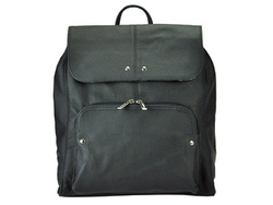 Voyager Miejski damski plecak ze skóry naturalnej z kieszeniami