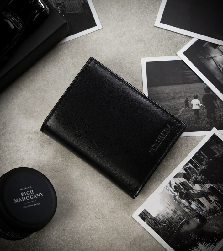 Skórzany męski portfel Cavaldi 0104-P-BS RFID