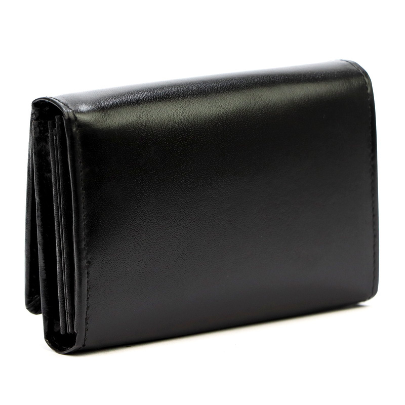 Mały damski portfel skórzany zgrabny Luxury z RFID