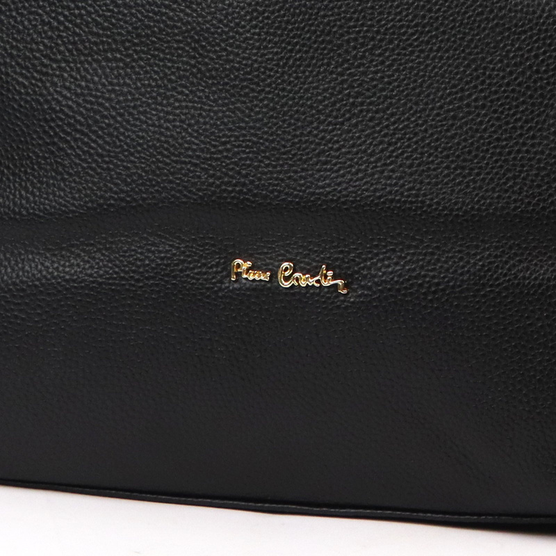 Duża Skórzana damska shopperbag od Pierre Cardin