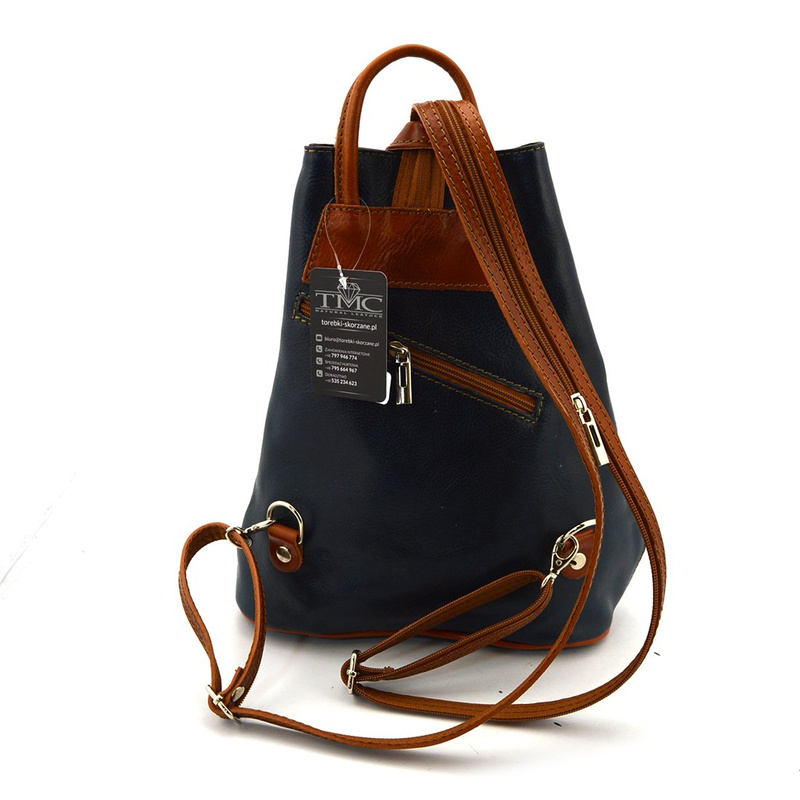 Designerski damski plecak skórzany na ramię